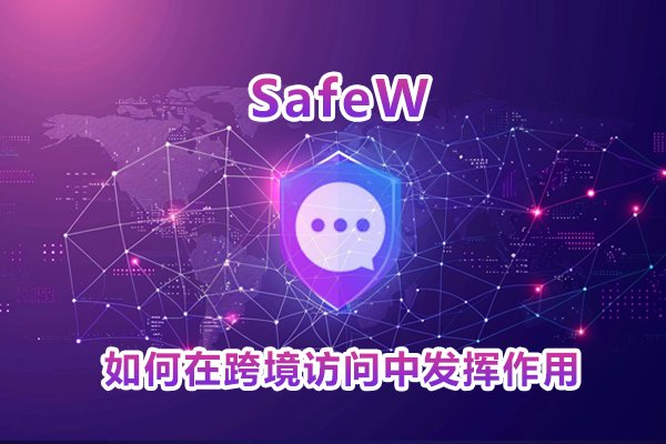 安装SafeW之后，它应怎样助力于跨境网络访问？